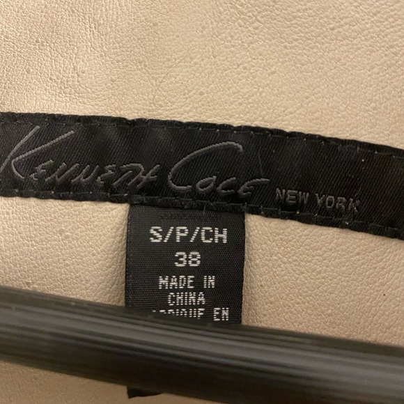 Tan Kenneth Cole 100% Suede Leather Jacket - Small - Picture 4 of 7